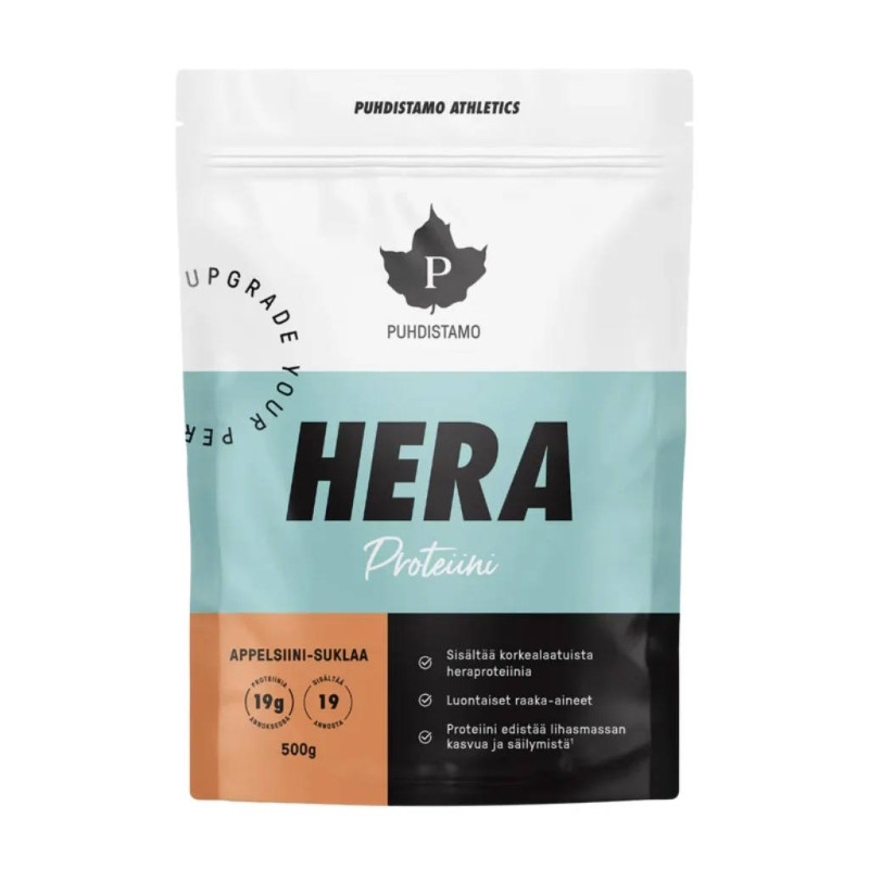 Puhdistamo Athletics Heraproteiini Appelsiini-Suklaa 500g