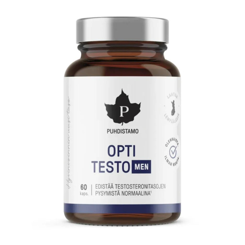 Puhdistamo Opti Testo Men 60 kaps