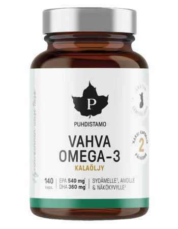 Puhdistamo Vahva Omega-3 140 kaps.