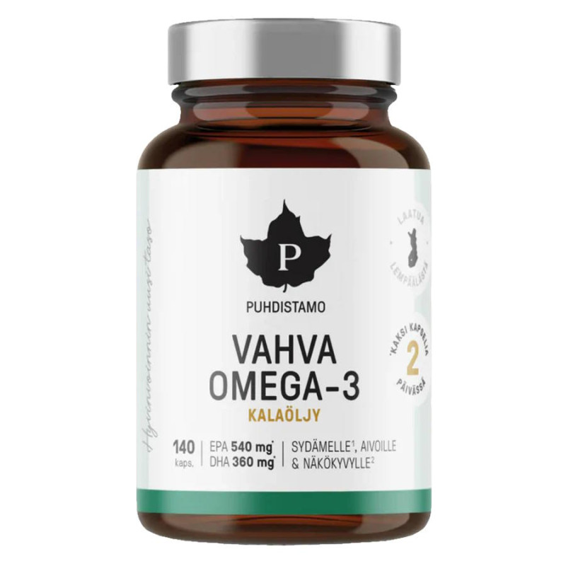 Puhdistamo Vahva Omega-3 140 kaps.