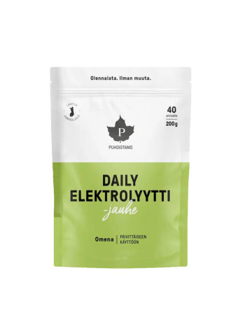Puhdistamo Daily Elektrolyyttijauhe Omena - 200 g