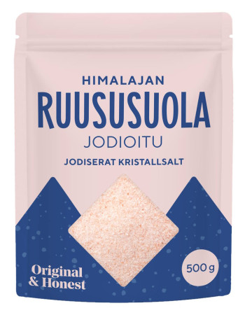 Original & Honest Himalajan Ruususuola hieno, jodioitu 500g