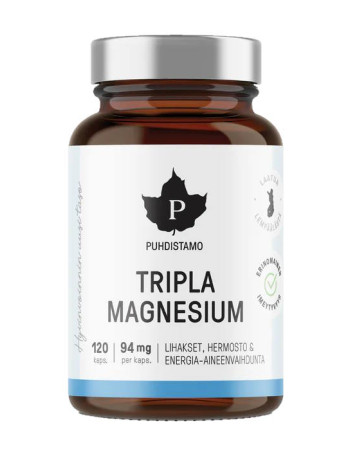 Puhdistamo tripla magnesium 120kaps