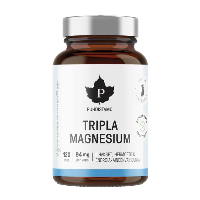 Puhdistamo tripla magnesium 120kaps