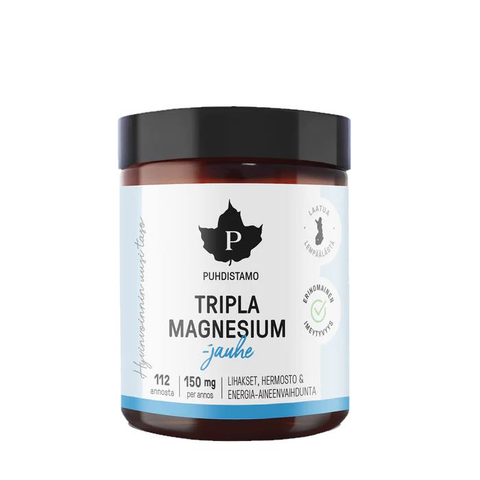 Puhdistamo Tripla Magnesium-jauhe 90g