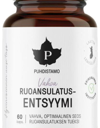 Puhdistamo Vahva Ruoansulatusentsyymi 60 kaps