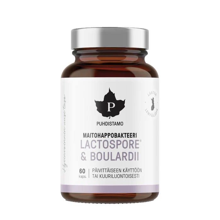 Puhdistamo - maitohappobakteeri+Boulardii 60 kaps