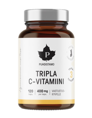 Puhdistamo Tripla C-vitamiini 120kaps 