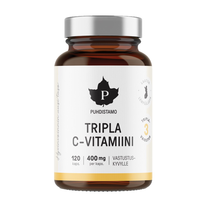 Puhdistamo Tripla C-vitamiini 120kaps 