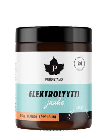 Puhdistamo elektrolyyttijauhe Mango-Appelsiini 120g
