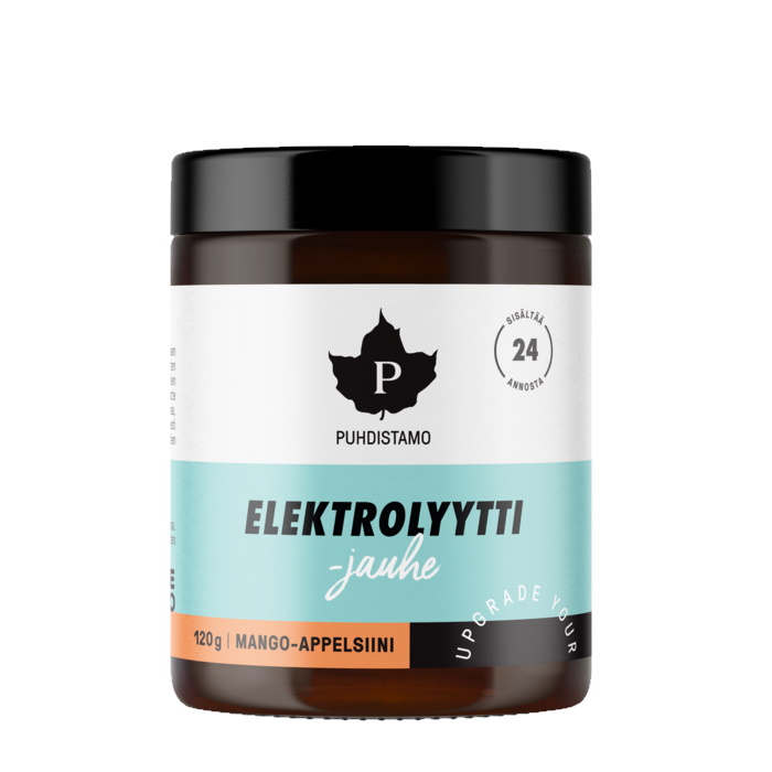 Puhdistamo elektrolyyttijauhe Mango-Appelsiini 120g