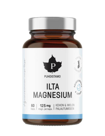 Puhdistamo ilta-magnesium 60 kaps