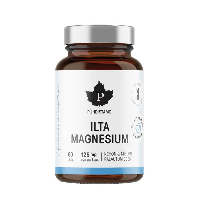 Puhdistamo ilta-magnesium 60 kaps