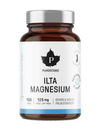 Puhdistamo ilta-magnesium 120 kaps