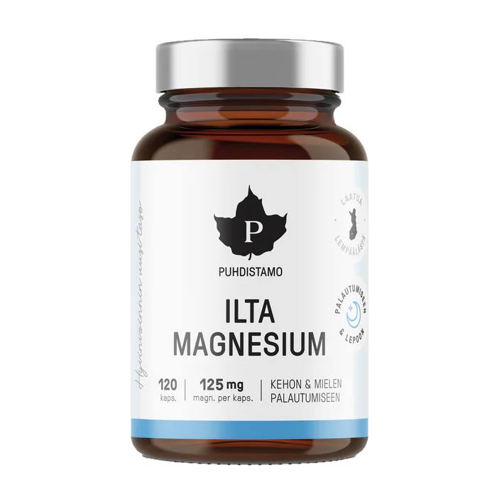 Puhdistamo ilta-magnesium 120 kaps