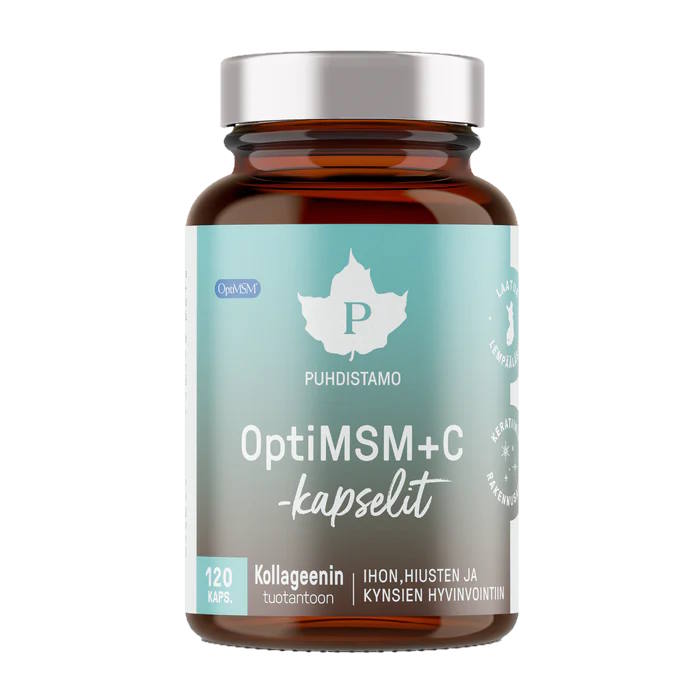 Puhdistamo OptiMSM + C 120 kaps