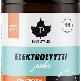 Puhdistamo Elektrolyyttijauhe Tropical 120g