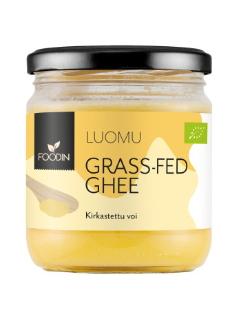 Foodin kirkastettu ghee-voi luomu 300g