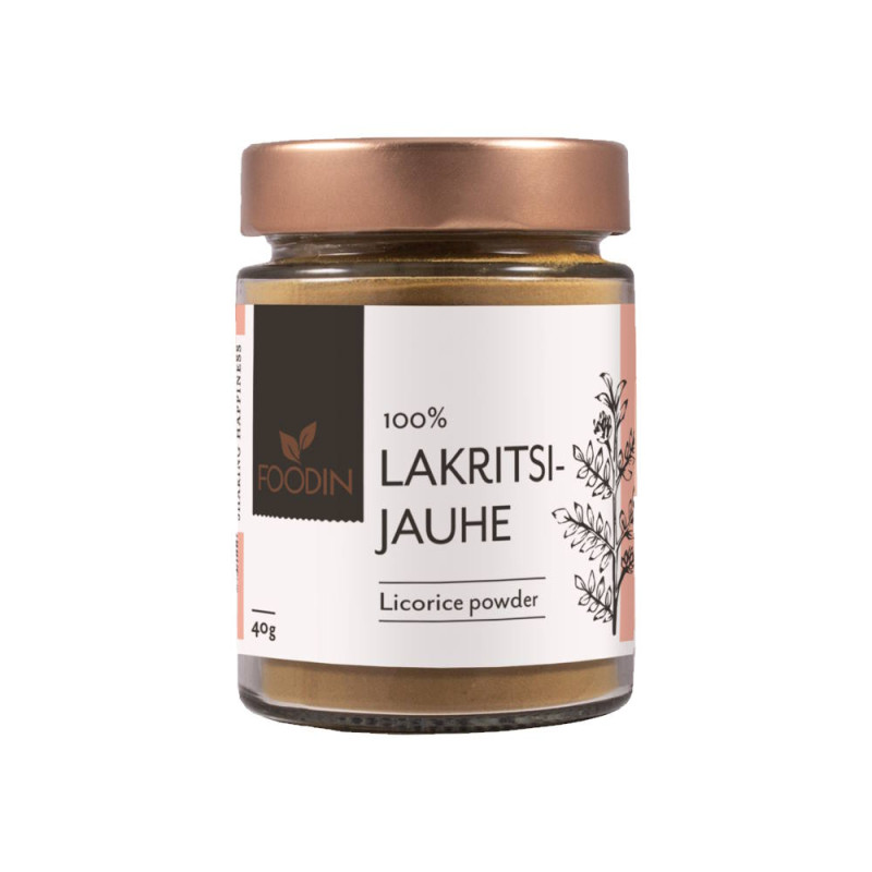Foodin lakritsijauhe 40g