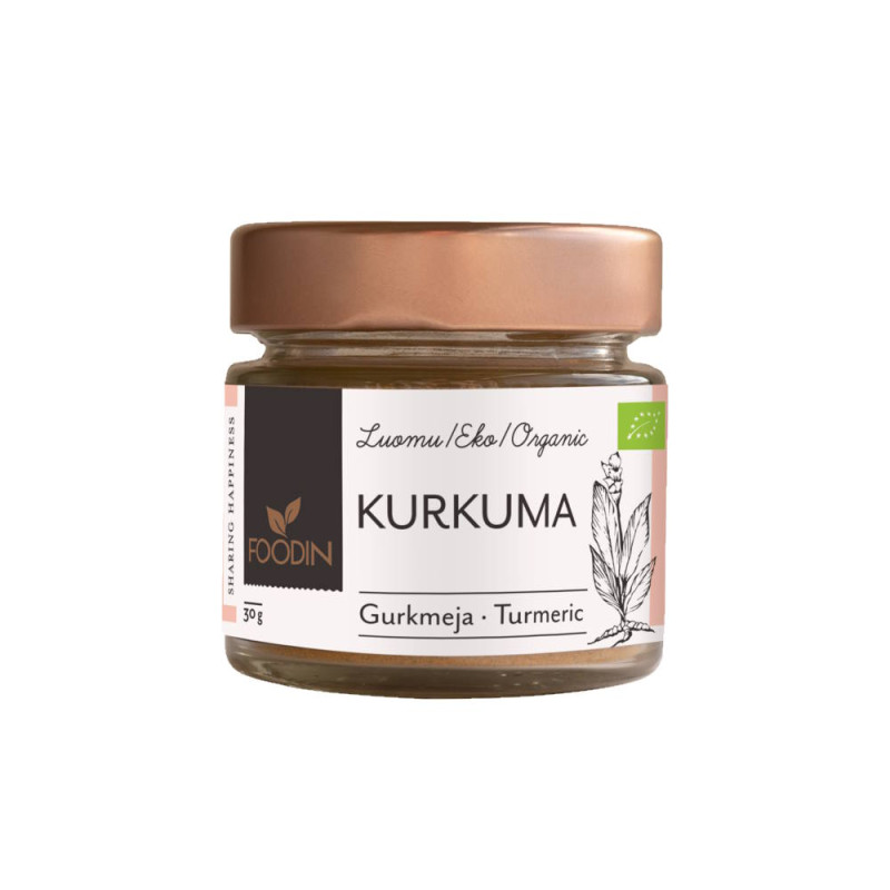 Foodin kurkuma luomu 30g