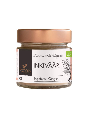 Foodin inkiväärijauhe luomu 25g
