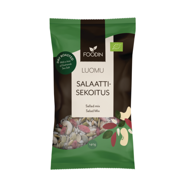 Foodin Salaattisekoitus paahdettu & Suolattu luomu 140g