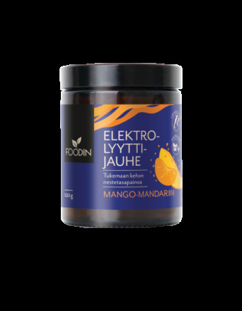 Foodin Elektrolyyttijauhe Mango-Mandariini 120g