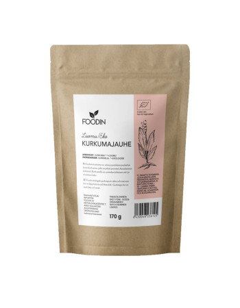 Foodin Kurkumajauhe, luomu, 170g