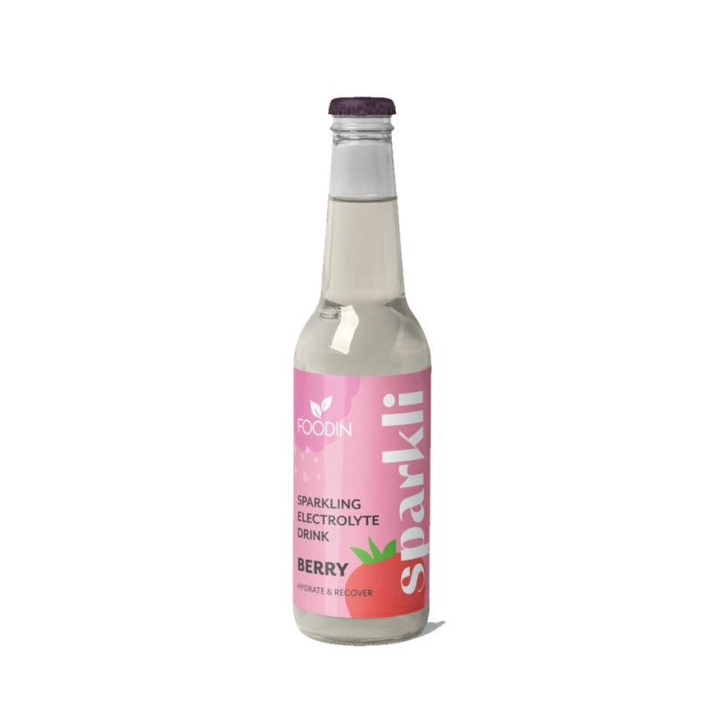 Foodin Sparkli Elektrolyyttijuoma, Marjaisa, 330 ml