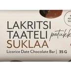 Foodin Lakritsitaatelipatukka Suklaa, 35g