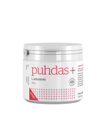 Puhdas+ L-Arginiini (hydrokloridi) 200g