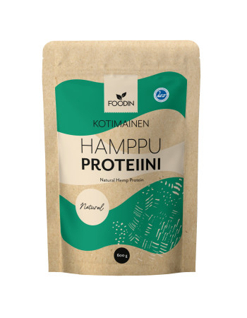 Foodin Kotimainen Hamppuproteiini 600g 