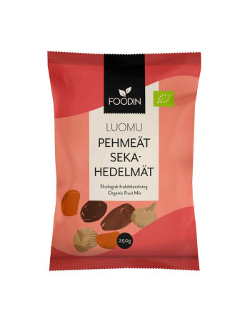 Foodin pehmeät sekahedelmät 250g