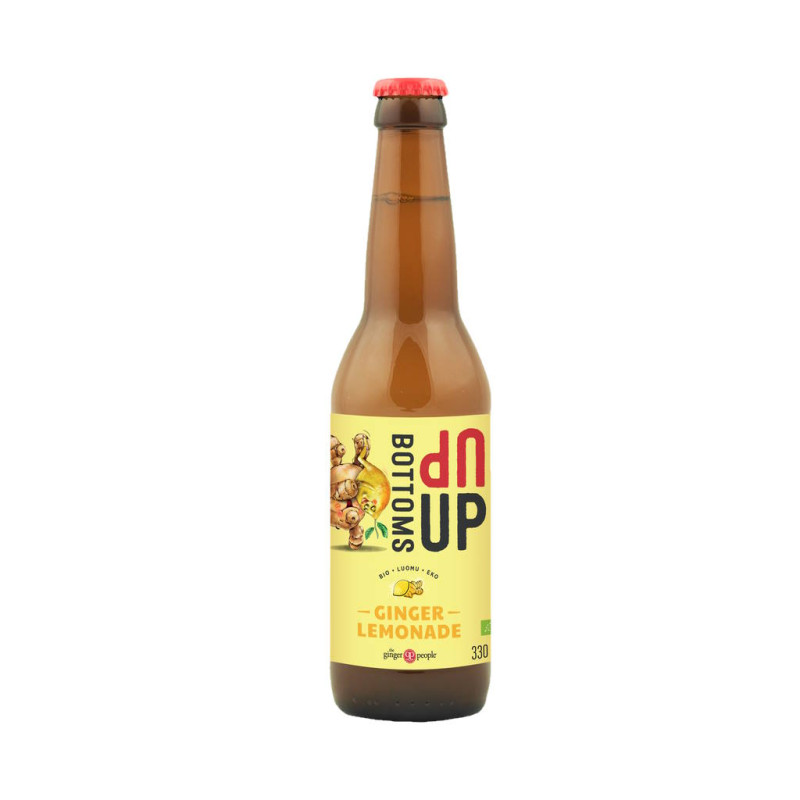 Bottoms Up Luomu Inkivääri Lemonade 330ml x 