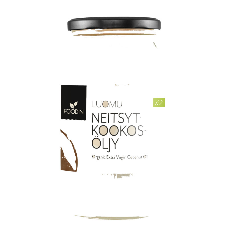 Foodin luomu neitsytkookosöljy 1l