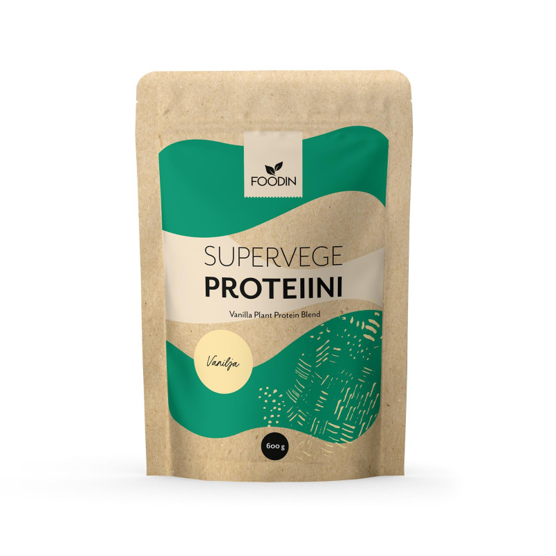 Foodin supervege kasviproteiinisekoitus vanilja 600g 