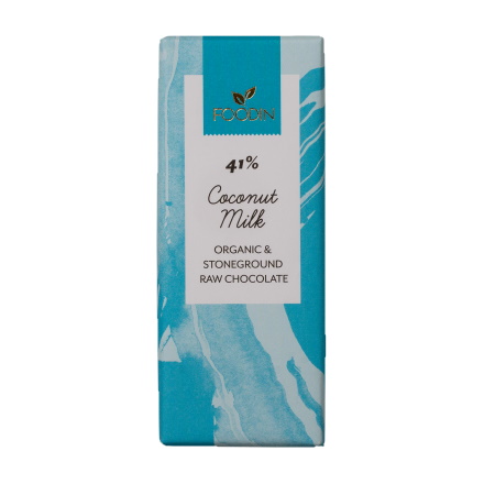 Foodin raakasuklaa coconut milk luomu 40g 