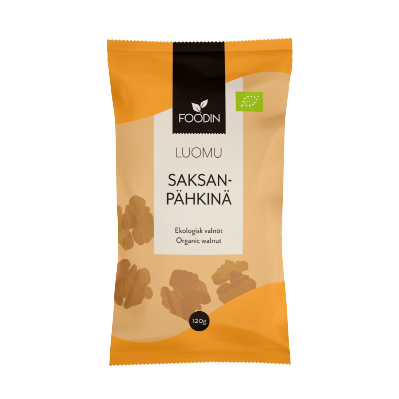 Foodin saksanpähkinä luomu 120g