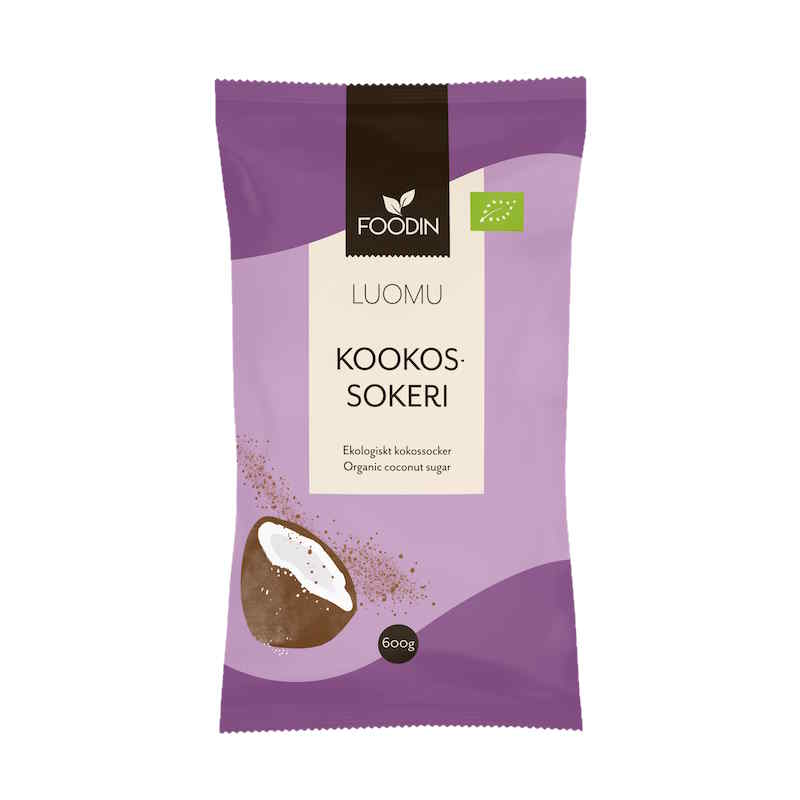 Foodin kookossokeri luomu 600g