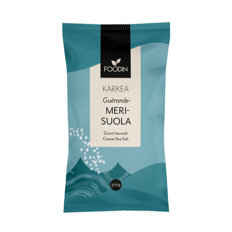 Foodin Guerande - merisuola hieno raffinoimaton 400g