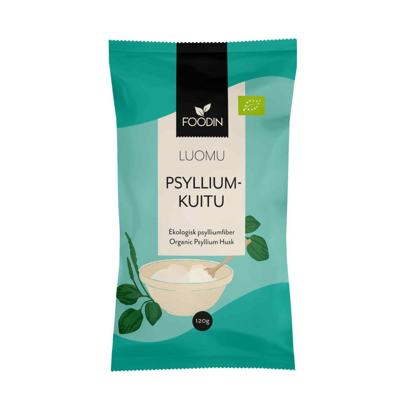 Foodin psylliumkuitu luomu 120g