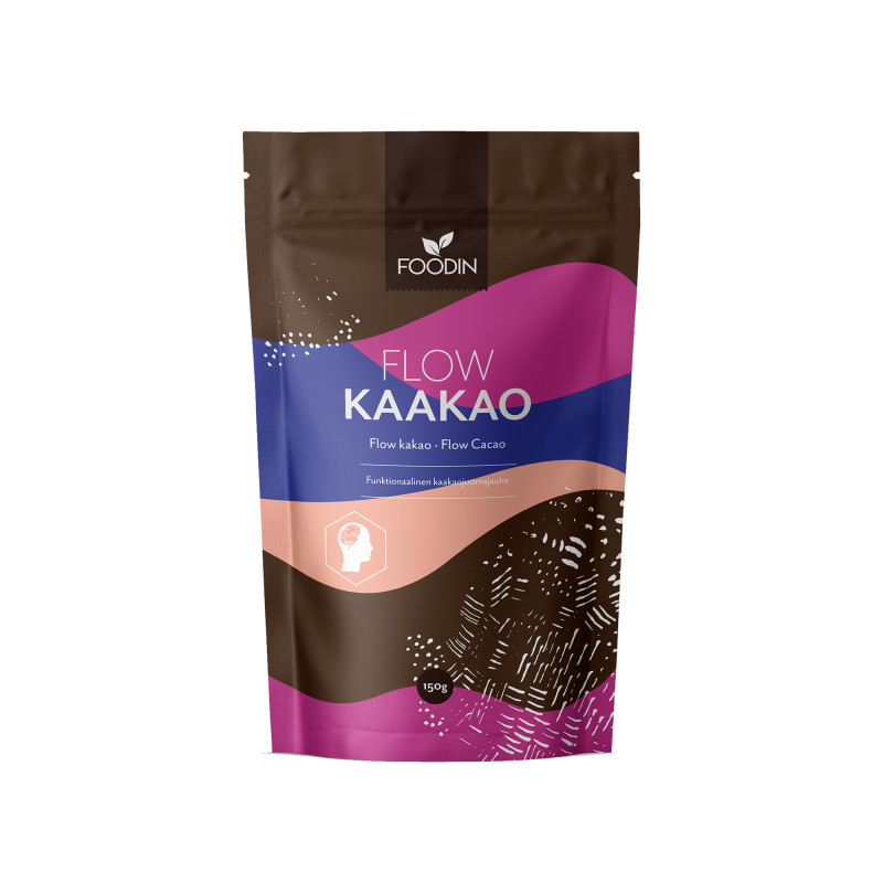 Foodin Flow Kaakao maca-kurkuma -lion'smane-cordyceps-reishi 150g