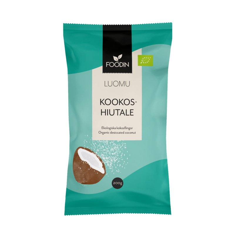 Foodin kookoshiutale luomu, 200g