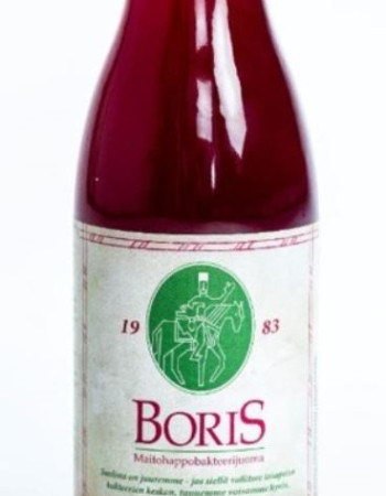 Boris maitohappobakteerijuoma 1l lasipullo