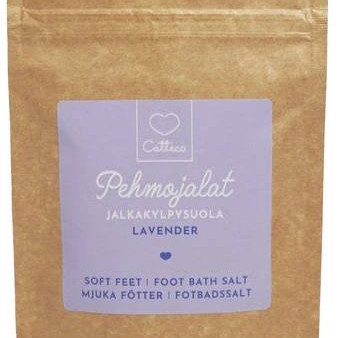 Catteco Pehmojalat jalkakylpysuola laventeli 150 g