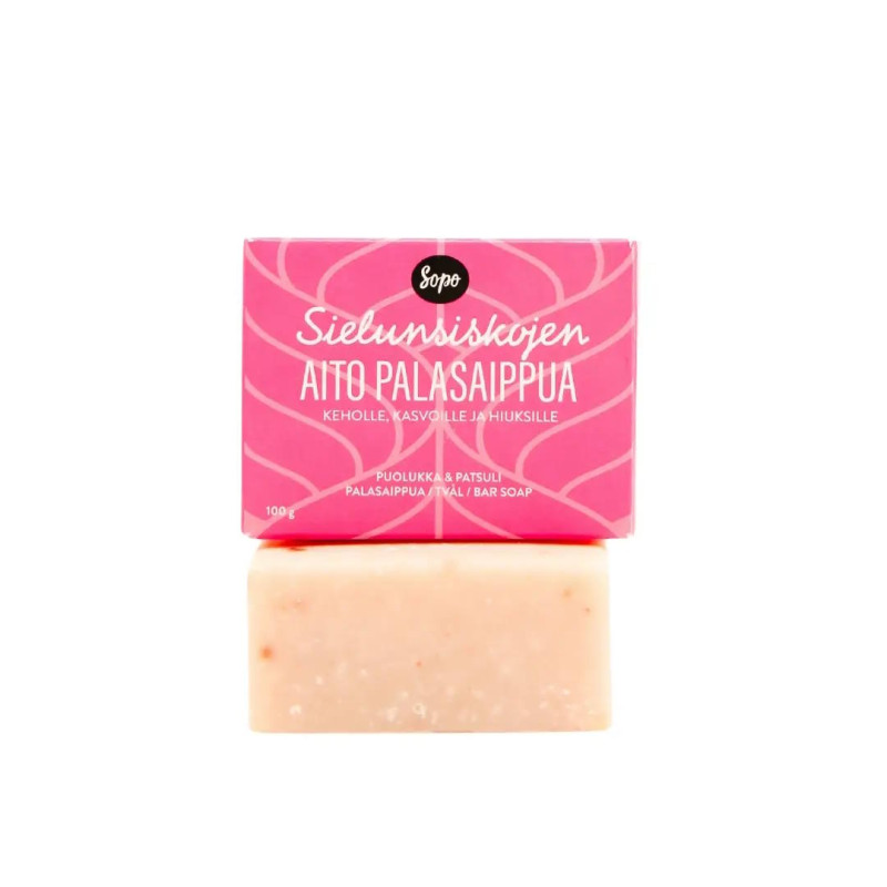 Sopo Soap Sielunsiskojen Aito Palasaippua 100g