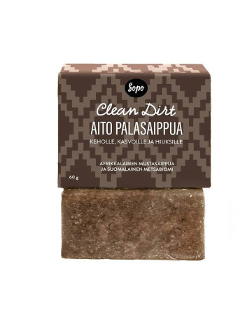 Sopo Soap Metsäbiomisaippua Clean Dirt 100g