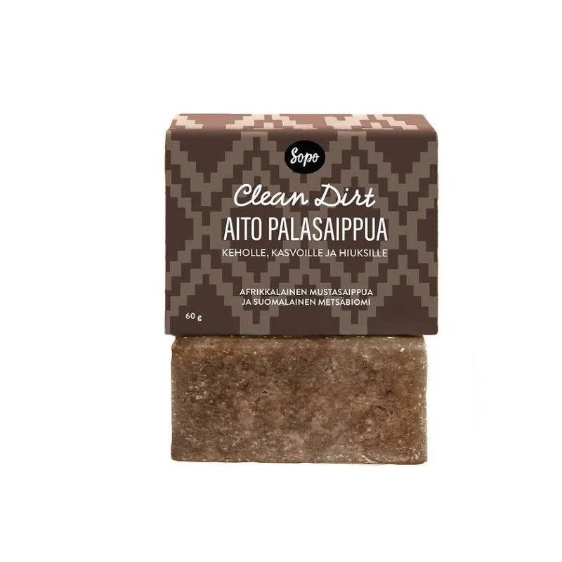 Sopo Soap Metsäbiomisaippua Clean Dirt 100g