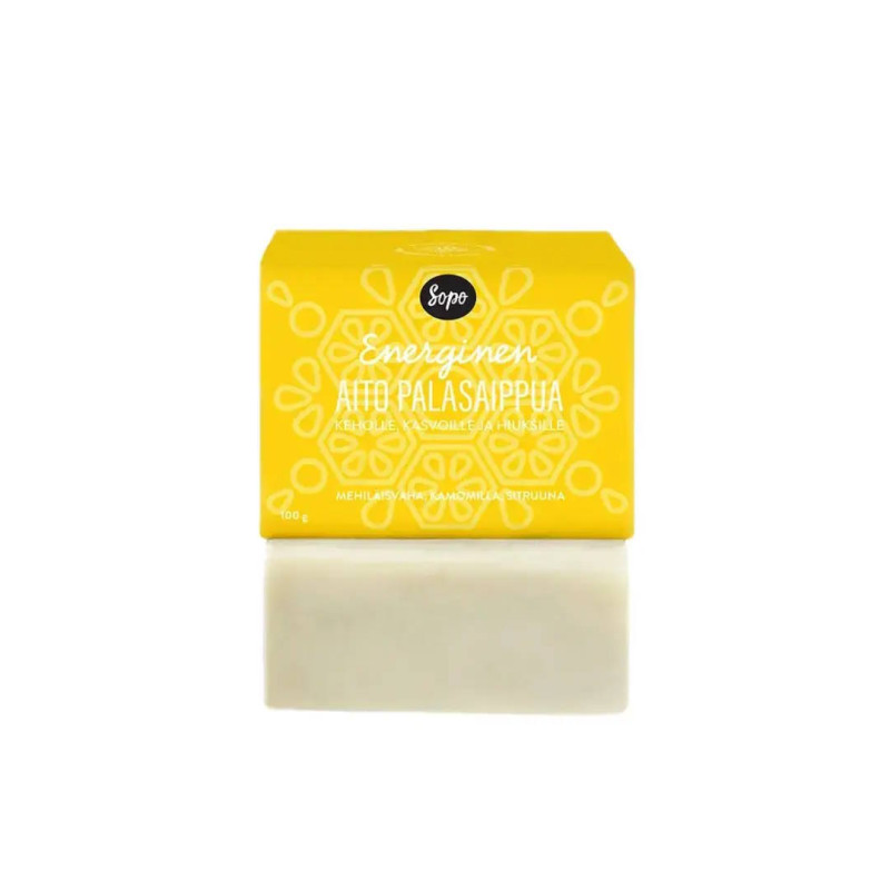Sopo Soap Energinen Aito Palasaippua 100g