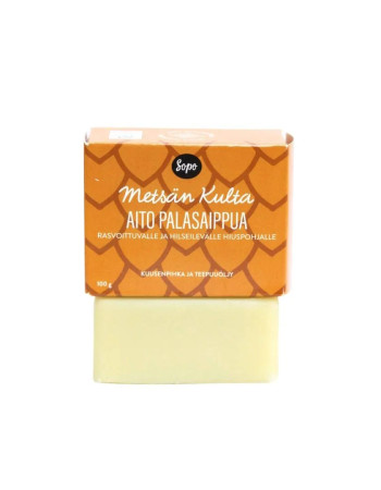 SOPO SOAP Metsän kulta Aito Palasaippua rasvoittuvalle ja hilseilevälle hiuspohjalle 100g